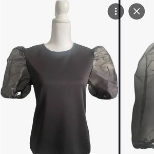 large black DALIN PUFF SLEVE